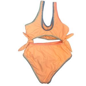 Hobie Girl: One Piece Cut Out Bathing Suit Size 16